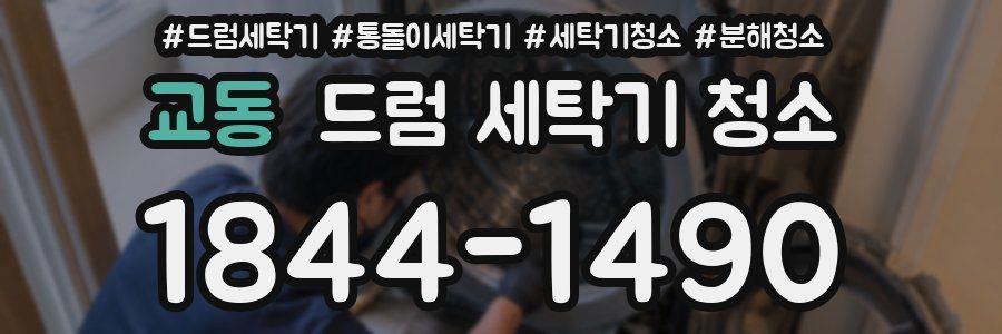교동 드럼 세탁기 청소