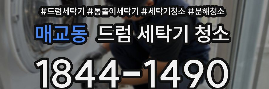 매교동 드럼 세탁기 청소
