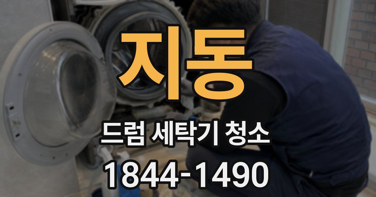 지동 드럼 세탁기 청소