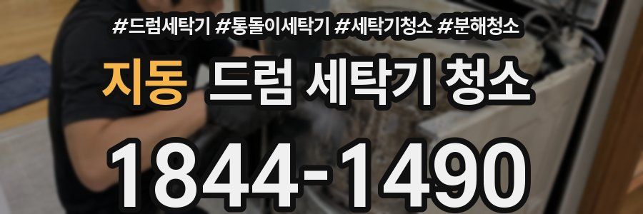 지동 드럼 세탁기 청소