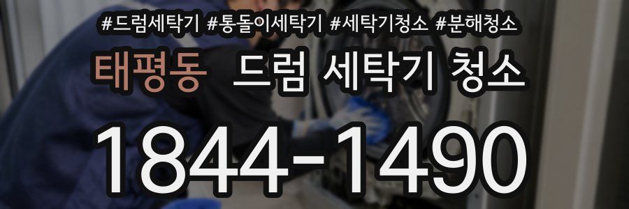 태평동 드럼 세탁기 청소