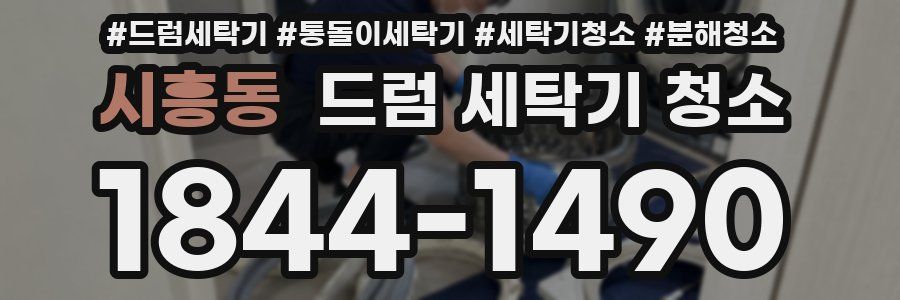 시흥동 드럼 세탁기 청소