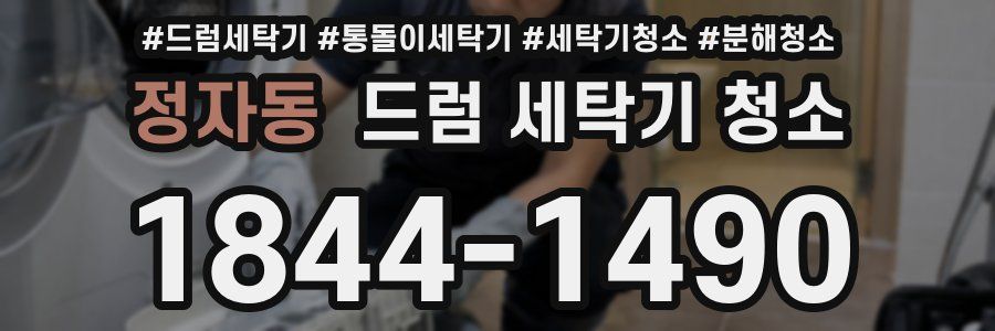 정자동 드럼 세탁기 청소
