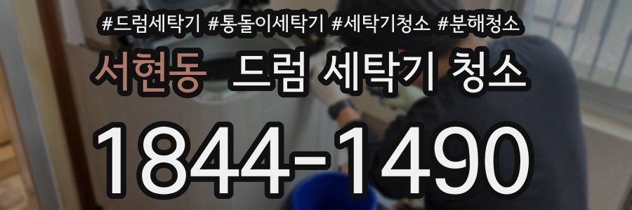 서현동 드럼 세탁기 청소