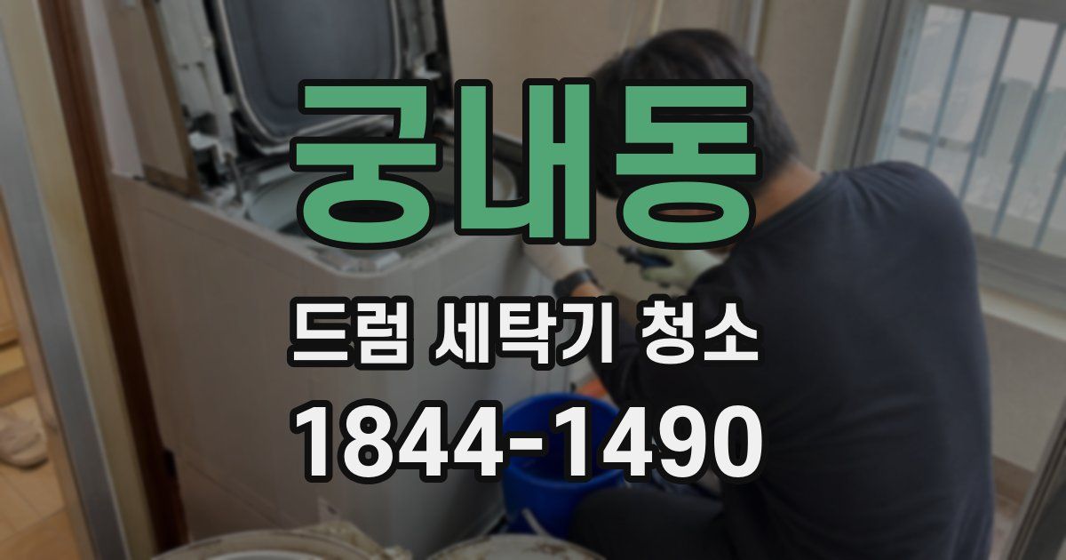 궁내동 드럼 세탁기 청소