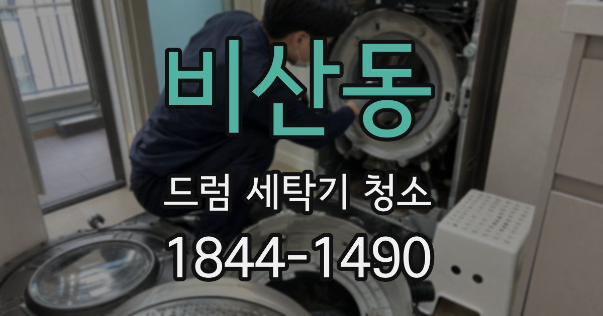 비산동 드럼 세탁기 청소