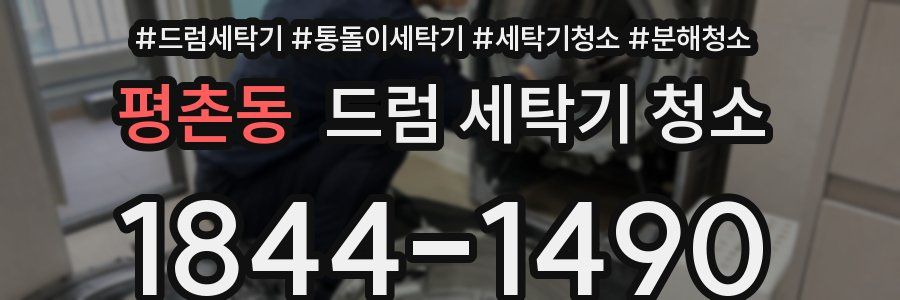 평촌동 드럼 세탁기 청소