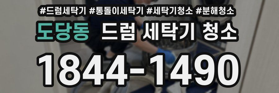도당동 드럼 세탁기 청소