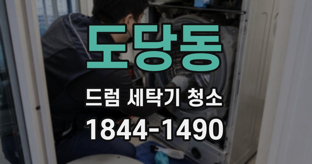 도당동 드럼 세탁기 청소