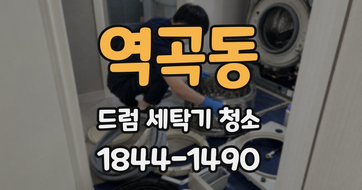 역곡동 드럼 세탁기 청소