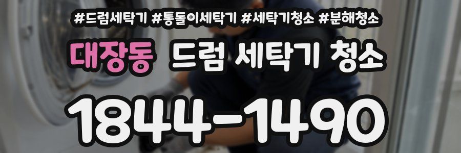 대장동 드럼 세탁기 청소