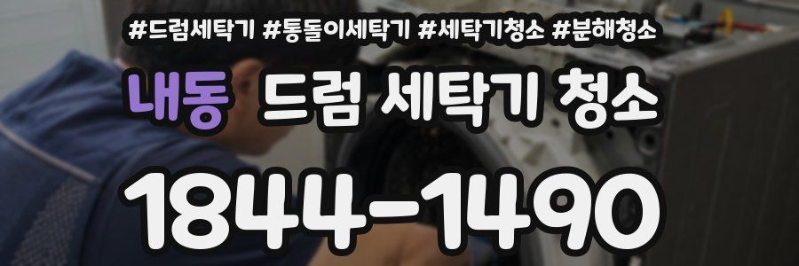 내동 드럼 세탁기 청소