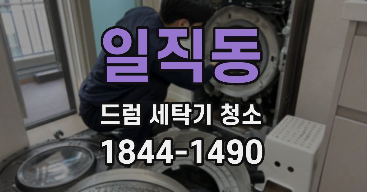 일직동 드럼 세탁기 청소