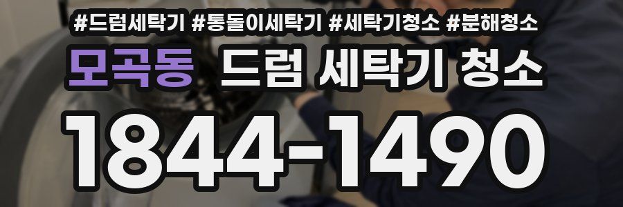 모곡동 드럼 세탁기 청소