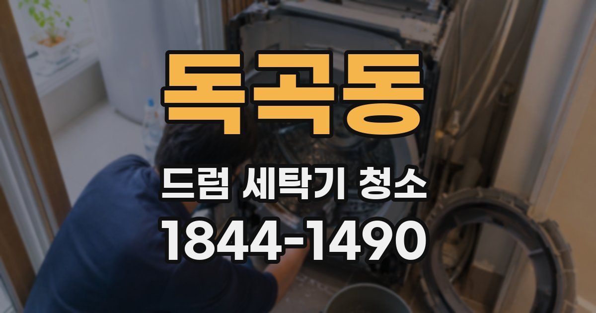 독곡동 드럼 세탁기 청소