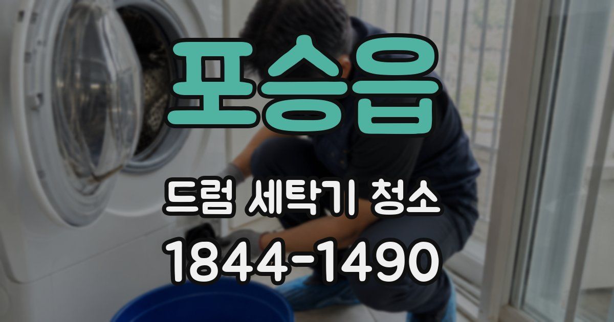 포승읍 드럼 세탁기 청소