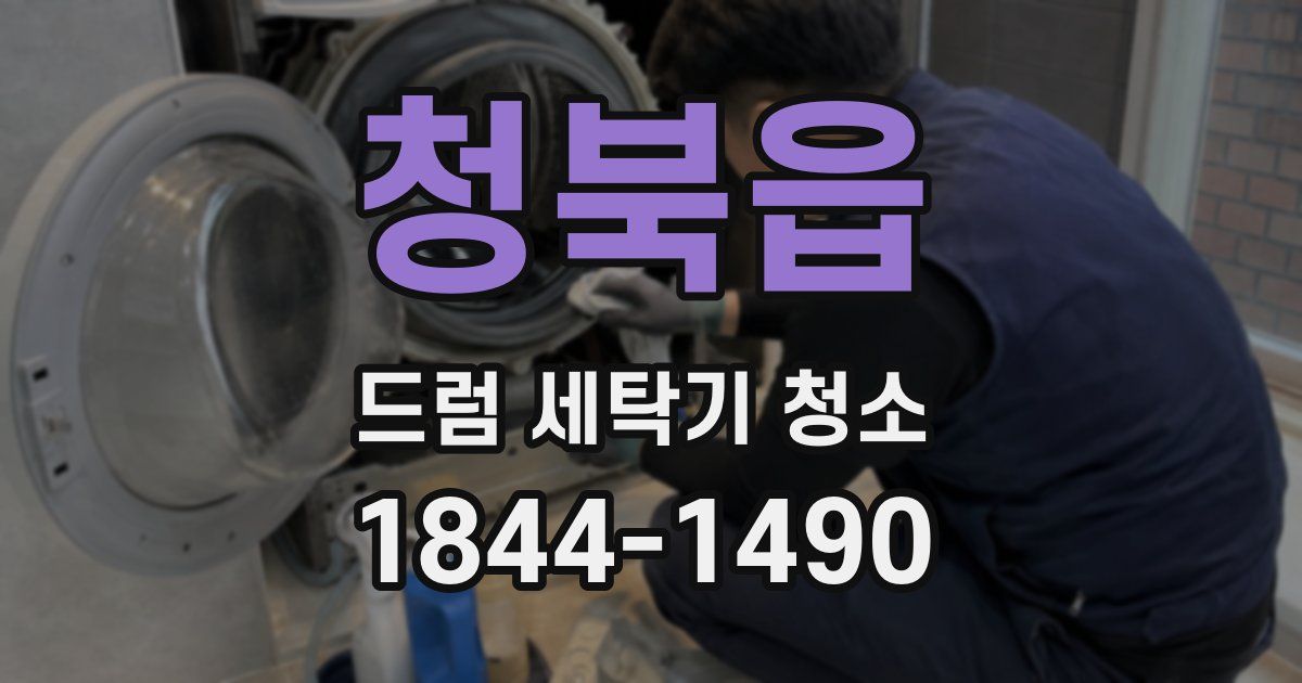 청북읍 드럼 세탁기 청소