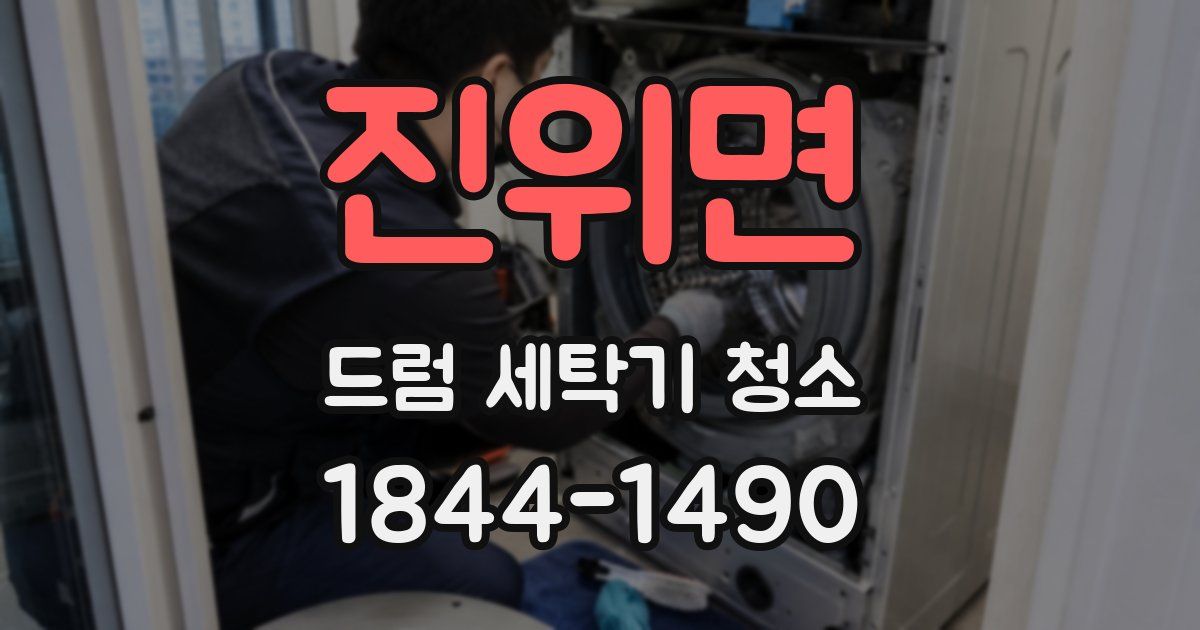진위면 드럼 세탁기 청소