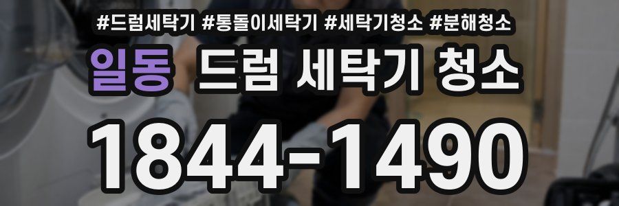 일동 드럼 세탁기 청소