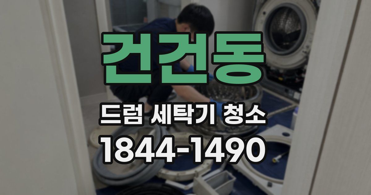 건건동 드럼 세탁기 청소