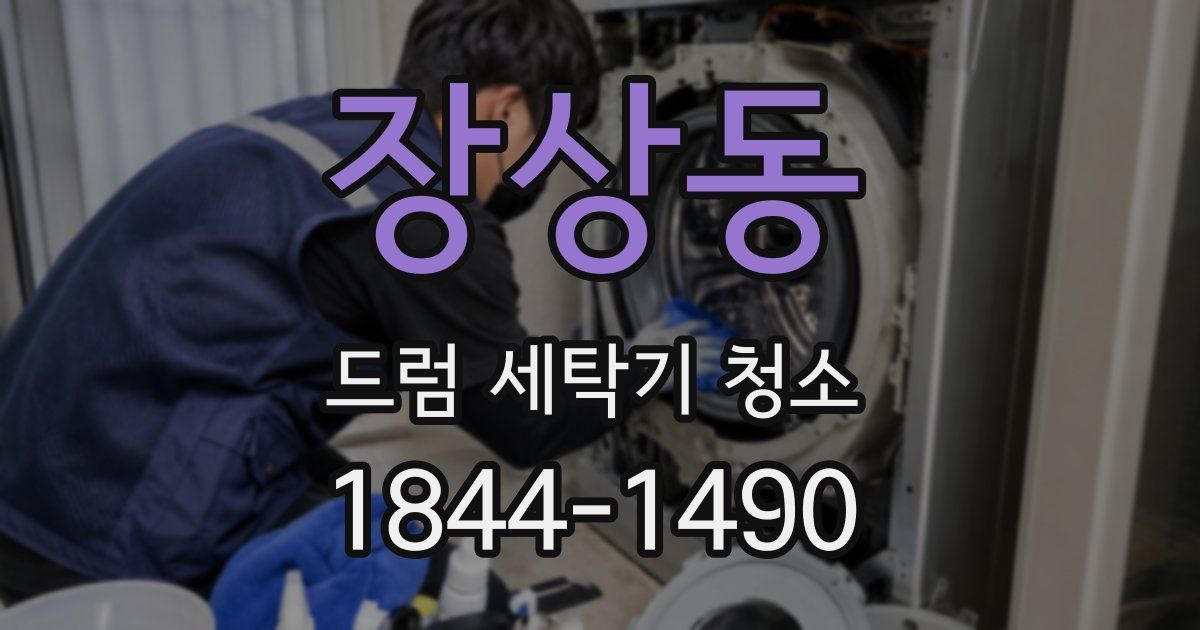 장상동 드럼 세탁기 청소