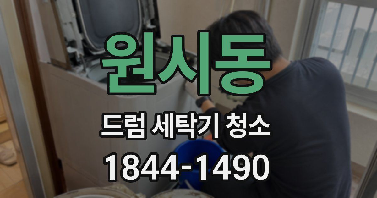 원시동 드럼 세탁기 청소