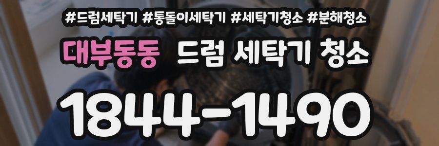 대부동동 드럼 세탁기 청소