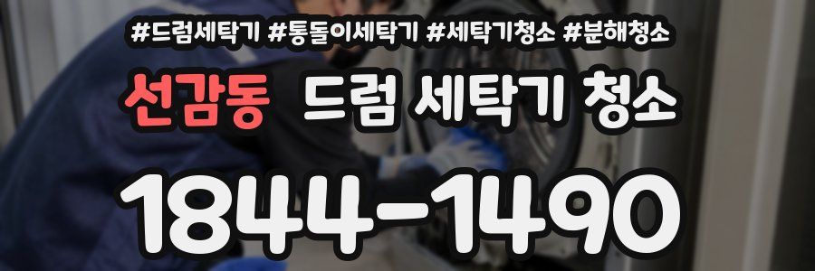 선감동 드럼 세탁기 청소