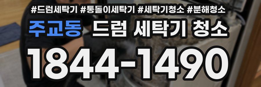 주교동 드럼 세탁기 청소