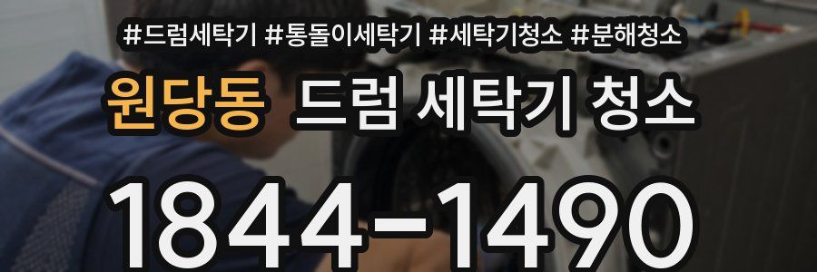 원당동 드럼 세탁기 청소