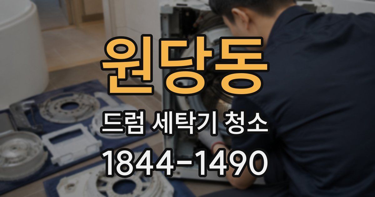 원당동 드럼 세탁기 청소