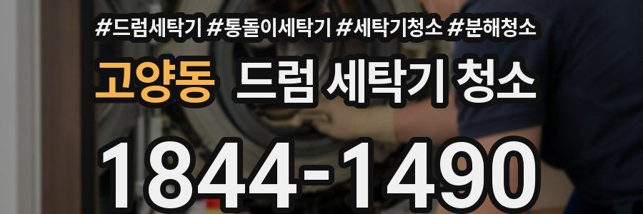 고양동 드럼 세탁기 청소
