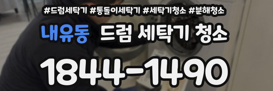 내유동 드럼 세탁기 청소