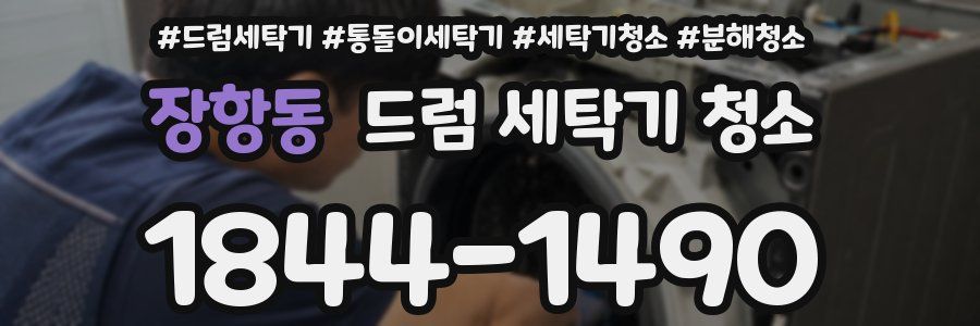 장항동 드럼 세탁기 청소