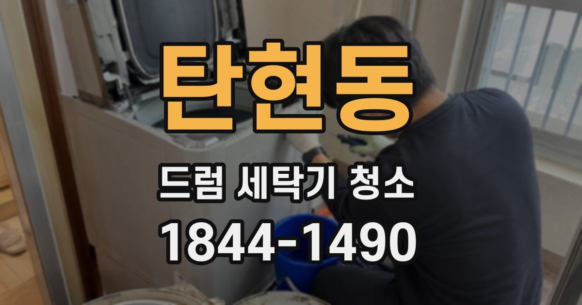 탄현동 드럼 세탁기 청소