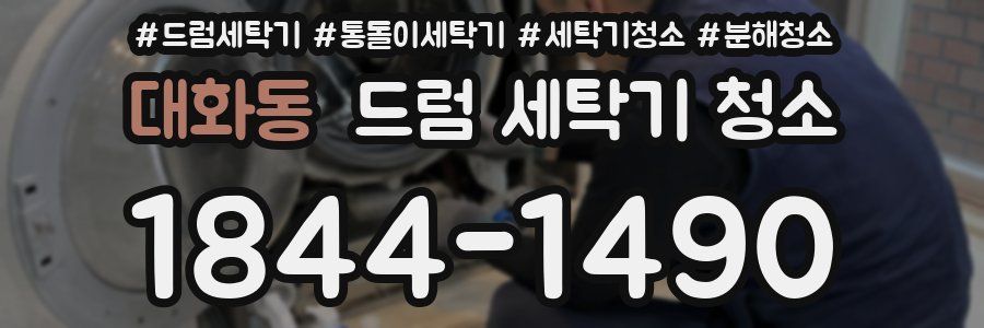 대화동 드럼 세탁기 청소