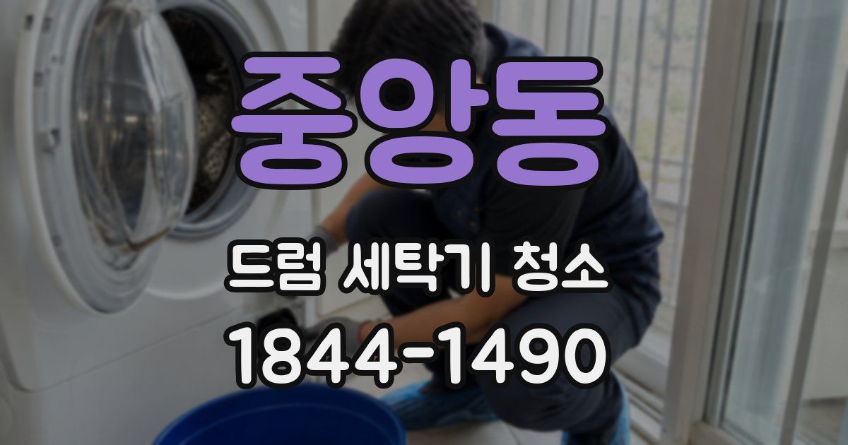 중앙동 드럼 세탁기 청소