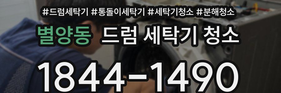 별양동 드럼 세탁기 청소