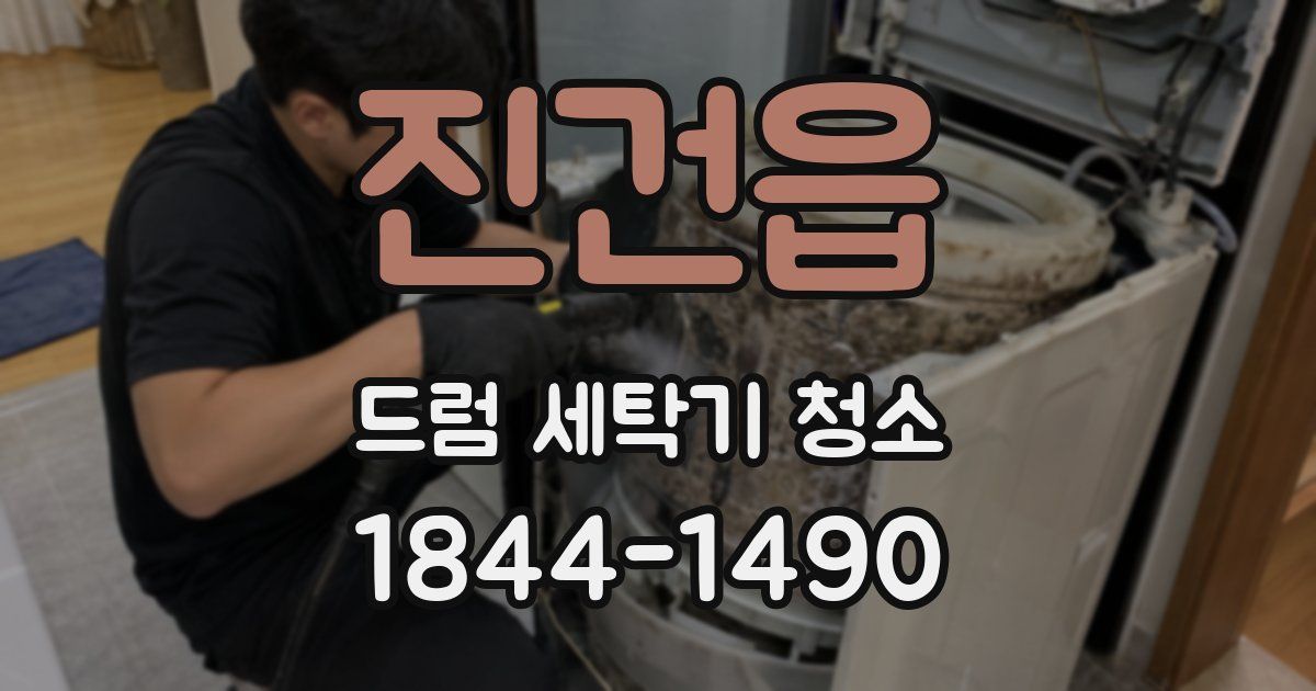 진건읍 드럼 세탁기 청소