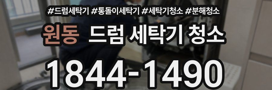 원동 드럼 세탁기 청소