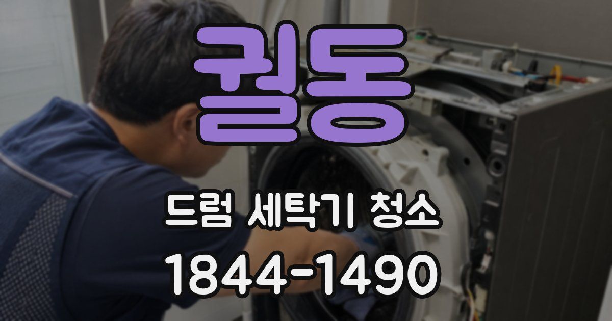 궐동 드럼 세탁기 청소