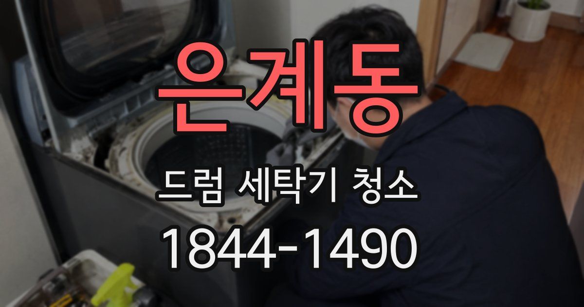 은계동 드럼 세탁기 청소