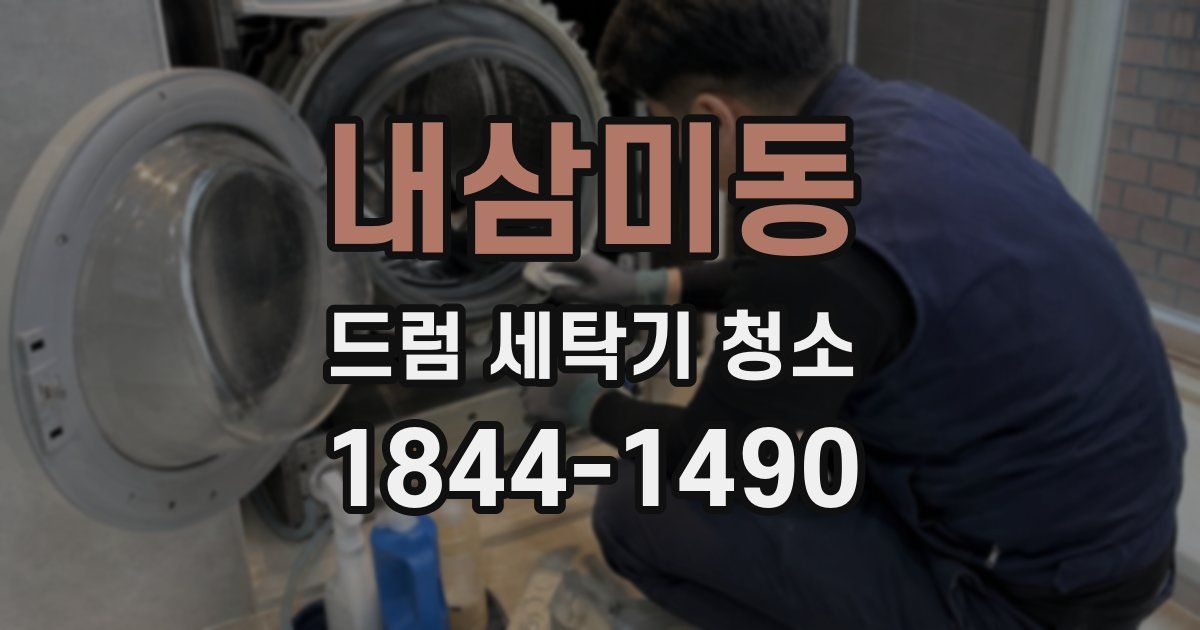 내삼미동 드럼 세탁기 청소