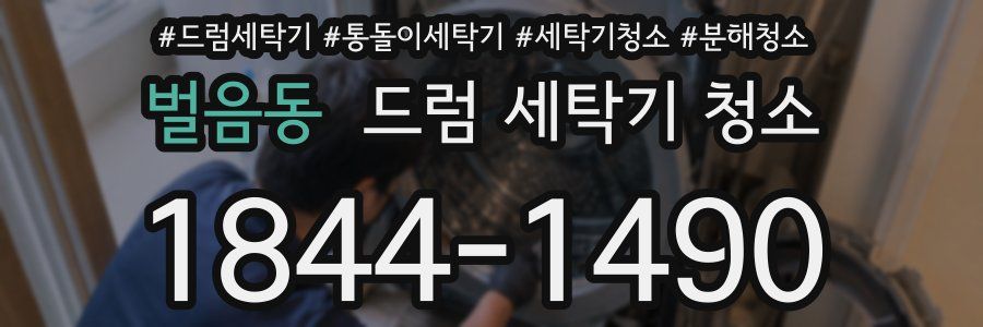 벌음동 드럼 세탁기 청소
