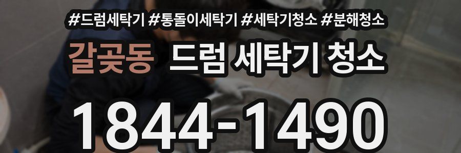 갈곶동 드럼 세탁기 청소