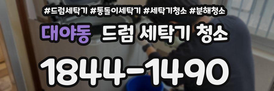 대야동 드럼 세탁기 청소