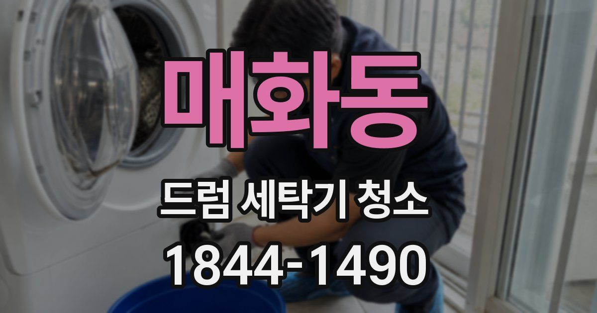 매화동 드럼 세탁기 청소