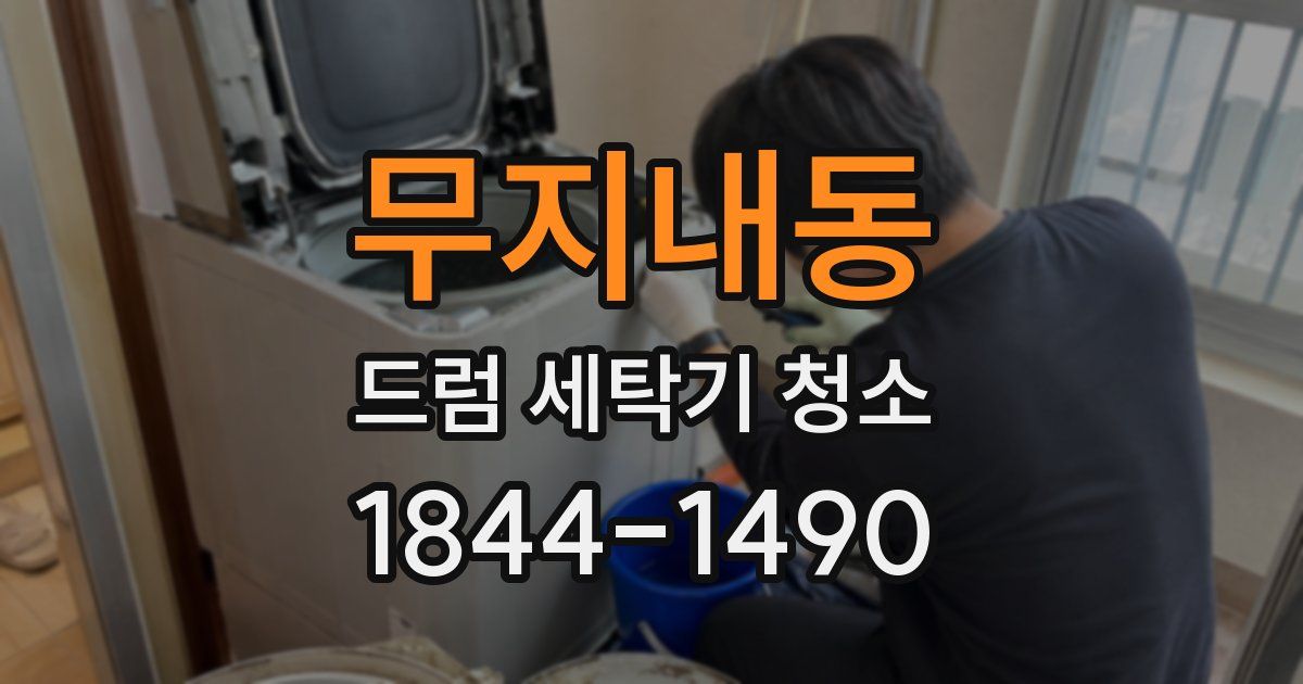 무지내동 드럼 세탁기 청소