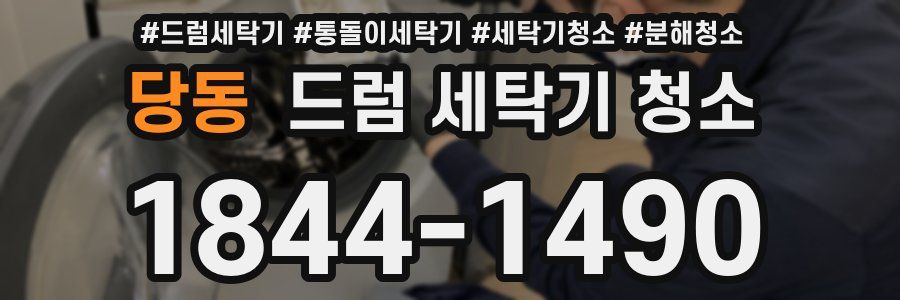 당동 드럼 세탁기 청소