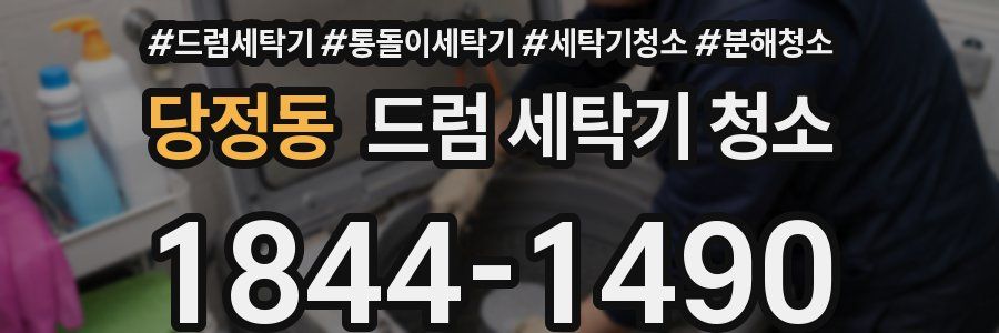 당정동 드럼 세탁기 청소